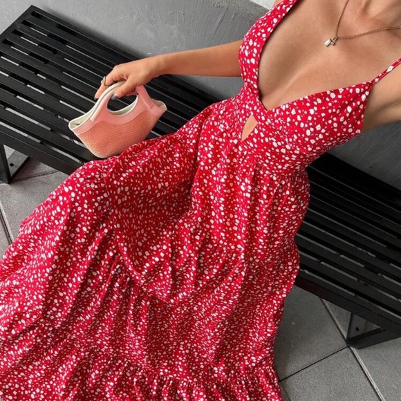 Pariaura Casual Ditsy Floral Camisole Dress For Women, Spring/Summer - Picture 2 of 4